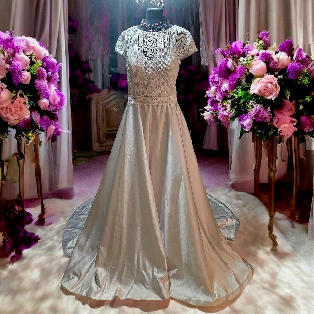 Satain Wedding Gown